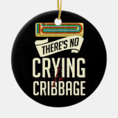 Cribbage Board Player Card Spielregeln Cribage Pla Keramik Ornament (Vorne)