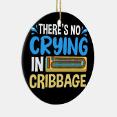 Cribbage Board Player Card Spielregeln Cribage Pla Keramik Ornament (Rechts)