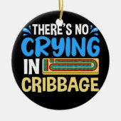 Cribbage Board Player Card Spielregeln Cribage Pla Keramik Ornament (Vorne)