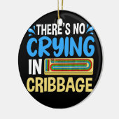 Cribbage Board Player Card Spielregeln Cribage Pla Keramik Ornament (Links)
