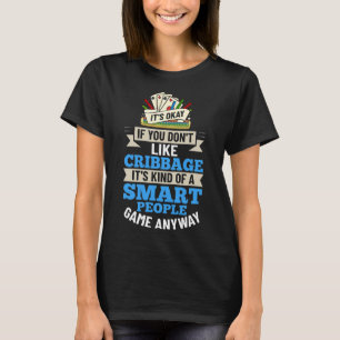 Cribbage Board Player Card Spielregeln Cribbage sp T-Shirt