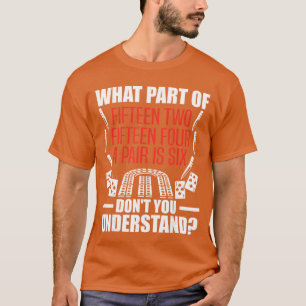 Cribbage Brettspiel Stecker Cribbage Liebhaber Kar T-Shirt