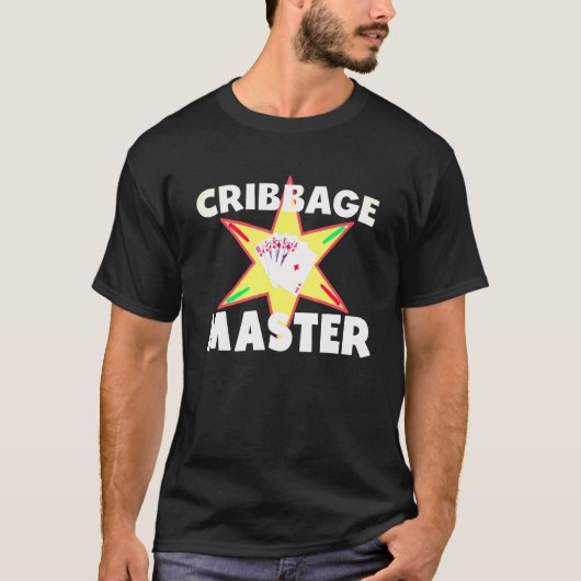 Cribbage Card Game Present Cribbage Master T-Shirt (Vorderseite)