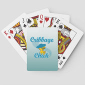 Cribbage Chick #3 Spielkarten (Rückseite)