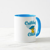 Cribbage Chick #3 Tasse (VorderseiteRechts)