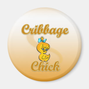 Cribbage Chick Magnet