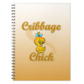 Cribbage Chick Notizblock (Vorderseite)