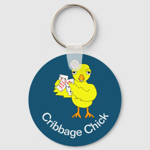 Cribbage Chick Schlüsselanhänger