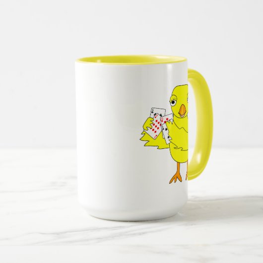 Cribbage Chick-Tasse Tasse (VorderseiteRechts)