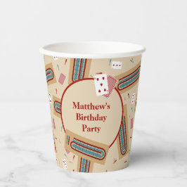 Cribbage Game Themed Personalisiertes Party Pappbecher