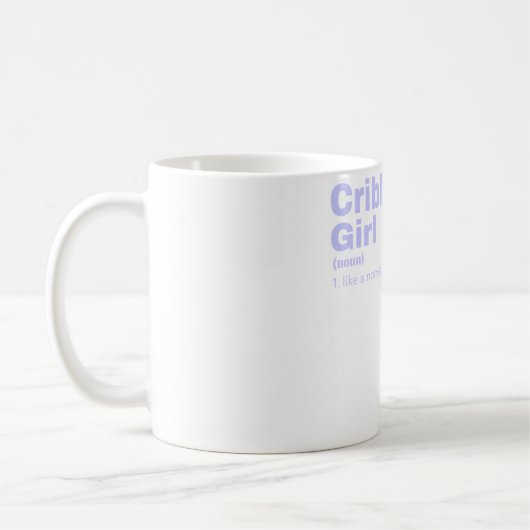 Cribbage Girl - Cribbage Kaffeetasse (Links)