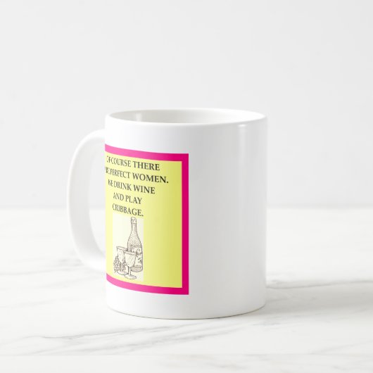 CRIBBAGE KAFFEETASSE (Vorderseite Links)