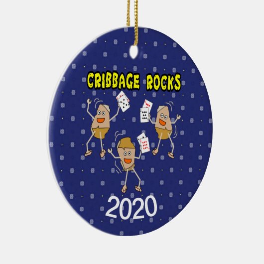 Cribbage Keramik Ornament (Rechts)