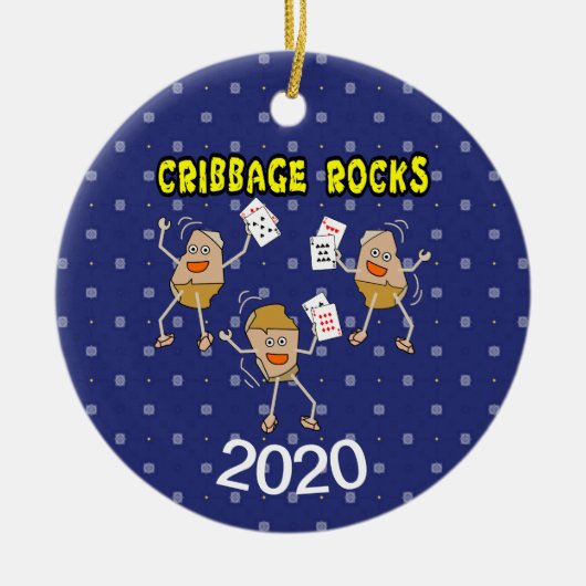 Cribbage Keramik Ornament (Vorne)