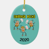 Cribbage Keramik Ornament (Vorne)