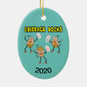 Cribbage Keramik Ornament (Hinten)