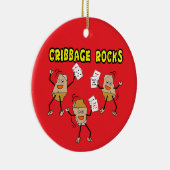 Cribbage Keramik Ornament (Rechts)