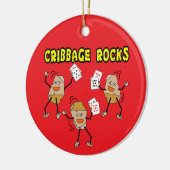 Cribbage Keramik Ornament (Links)