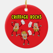 Cribbage Keramik Ornament (Hinten)