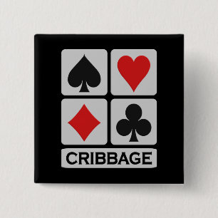 Cribbage Knopf Button