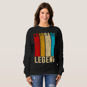Cribbage Legend Player Fünfzehn zwei Vierzehn Sweatshirt (Vorne ganz)