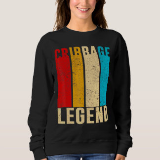 Cribbage Legend Player Fünfzehn zwei Vierzehn Sweatshirt