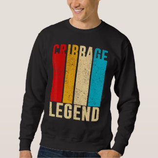 Cribbage Legend Player Fünfzehn zwei Vierzehn Sweatshirt
