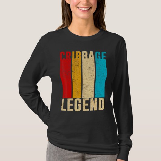 Cribbage Legend Player Fünfzehn zwei Vierzehn T-Shirt (Vorderseite)