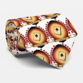 Cribbage Mandorla Krawatte (Gerollt)