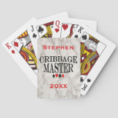 Cribbage Master Personalisiert Spielkarten (Rückseite)