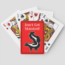 Cribbage - Nicht verschunzt Rot Schwarz und Weiß Spielkarten