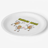 Cribbage Pappteller (Schrägansicht)