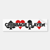 Cribbage Player Autoaufkleber (Vorne)