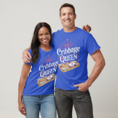 Cribbage Queen Skunked Peg Card Game Board Game Cr T-Shirt (Unisex)