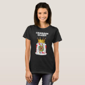Cribbage Queen Woman Cribbage Tshirt Womens Cribba (Vorne ganz)