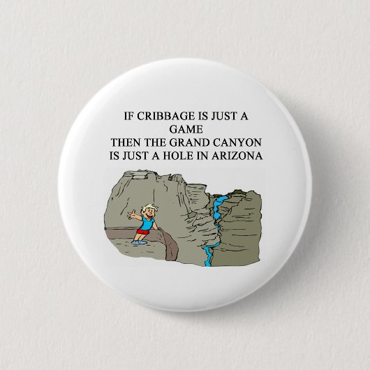 CRIBBAGE Spieler Button (Vorderseite)