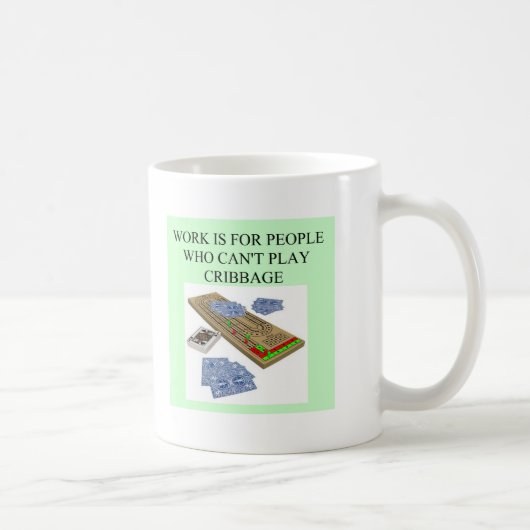 cribbage Spieler Kaffeetasse (Rechts)