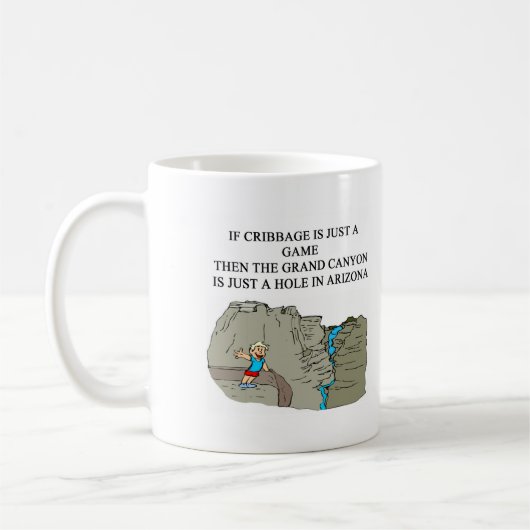 CRIBBAGE Spieler Kaffeetasse (Links)