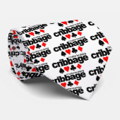 Cribbage Spieler-Krawatte Krawatte (Gerollt)