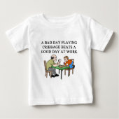 cribbage Spielspieler Baby T-shirt (Vorderseite)