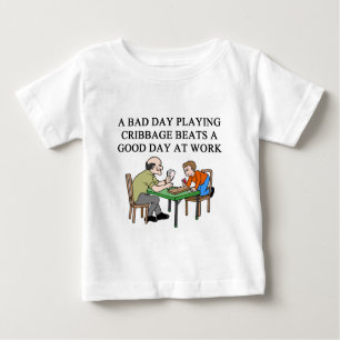 cribbage Spielspieler Baby T-shirt
