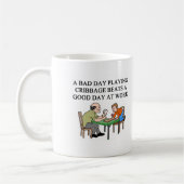 cribbage Spielspieler Kaffeetasse (Links)