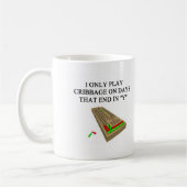 cribbage Spielspieler Kaffeetasse (Links)