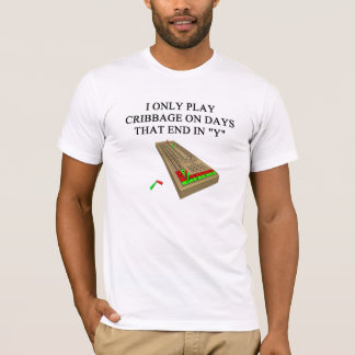 cribbage Spielspieler T-Shirt