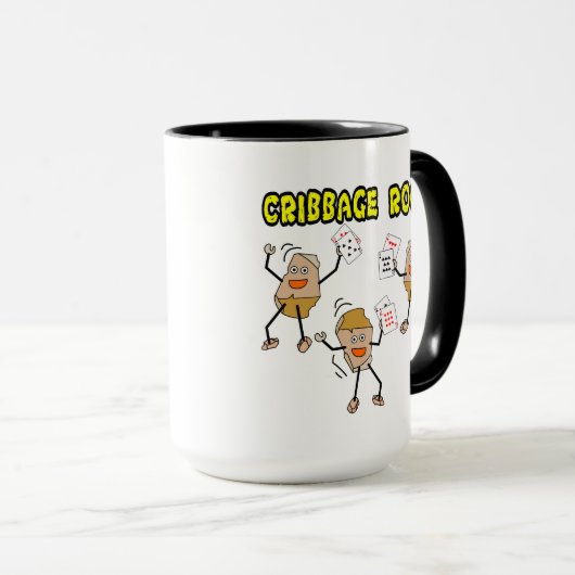 Cribbage Tasse (VorderseiteRechts)