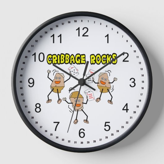 Cribbage Uhr (Vorderseite)
