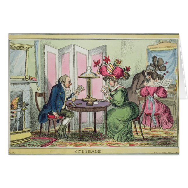 Cribbage, veröffentlicht von Thomas McLean, London (Vorderseite (Horizontal))