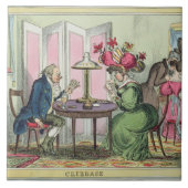 Cribbage, veröffentlicht von Thomas McLean, London Fliese (Vorderseite)