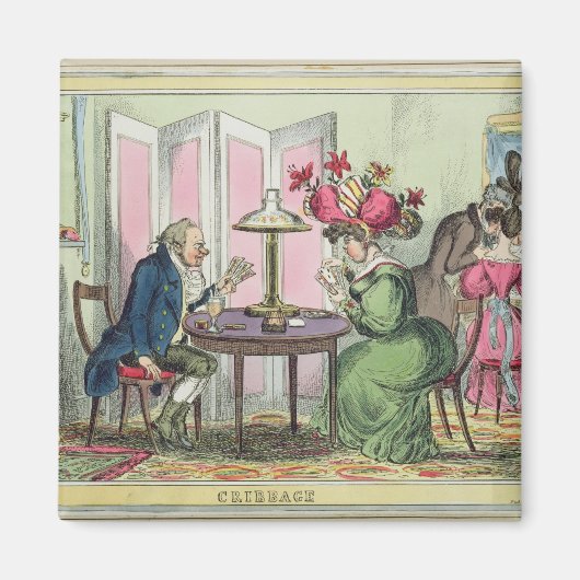 Cribbage, veröffentlicht von Thomas McLean, London Magnet (Vorne)