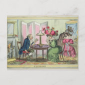 Cribbage, veröffentlicht von Thomas McLean, London Postkarte (Vorderseite)